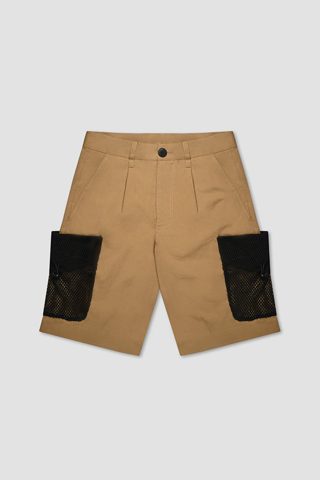 Net Pocket Cargo Shorts