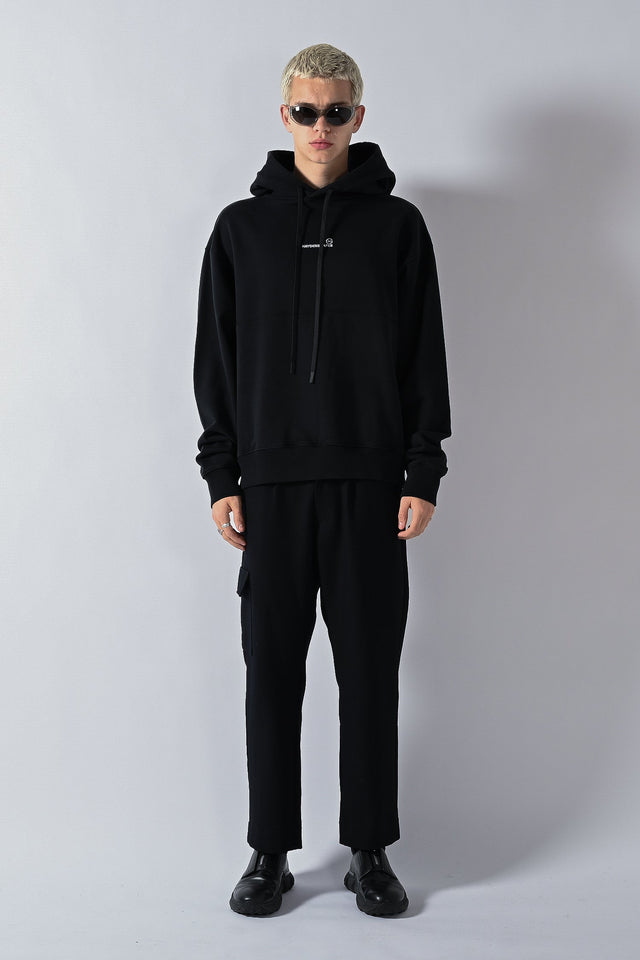 Pull à capuche basique - Noir